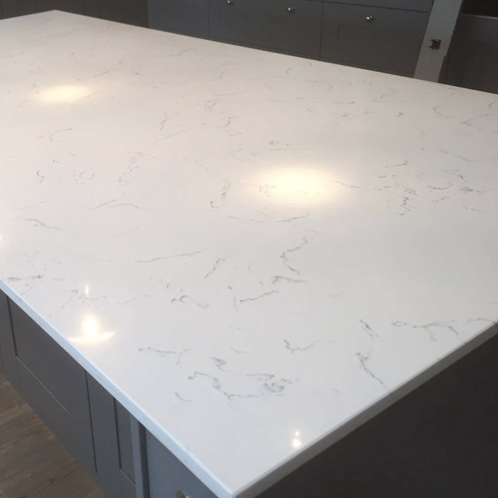  White  Carrara  Quartz Countertop 